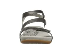 Aetrex Gabby Adjustable Comfort Sandal – Pewter