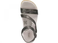 Aetrex Gabby Adjustable Comfort Sandal – Pewter