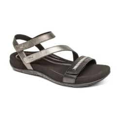 Aetrex Gabby Quarter Strap Sandal