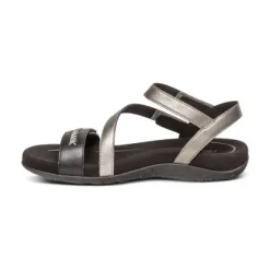 Aetrex Gabby Quarter Strap Sandal