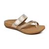 Aetrex Izzy Sparkle Gold Women's Comfort Sandal