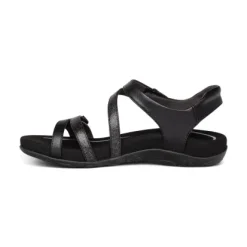 Aetrex Jess Women's Black Sandal