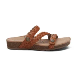 Aetrex Josie Ginger Women's Braided Slide SC222
