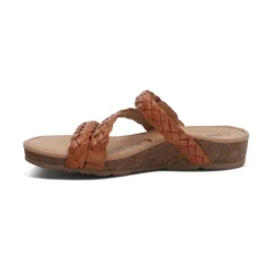 Aetrex Josie Ginger Women's Braided Slide SC222