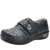 ALEGRIA Joleen Casual Women's Shoe in Navy Swish Print