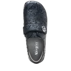 ALEGRIA Joleen Casual Women's Shoe in Navy Swish Print