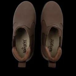 Alegria Rowen Relaxed Cocoa Ankle Boots