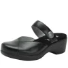 ALegria Sydni Black Leather Shoe