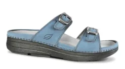 Cambrian Agean 4 Blue Leather Sandal
