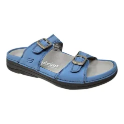 Cambrian Agean 4 Blue Leather Sandal