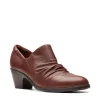 Clarks Emily2 Cove Tan Leather Slip-On
