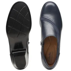Clarks Emily2 Dove Leather Dress Shoe