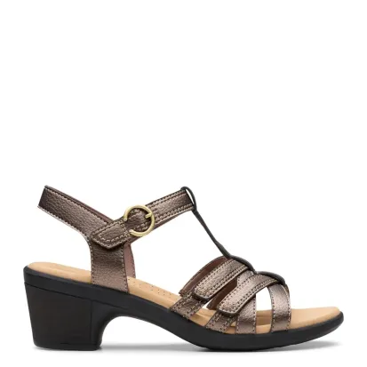 Clarks Emily2 Rose Women's Bronze Metallic Sandal