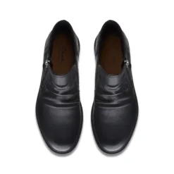 Clarks Hearth Dove Women's Black Leather Boot