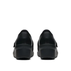 Clarks Suttyn May Women's Black Leather Mary-Jane