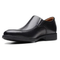 Clarks Whiddon Step Slip On Black Leather