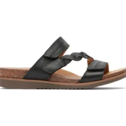 Cobb Hill May Slide Sandal in Black