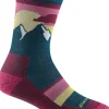 Darn Tough Sunset Ledge Micro Crew Hiking Sock | Canadian Footwear