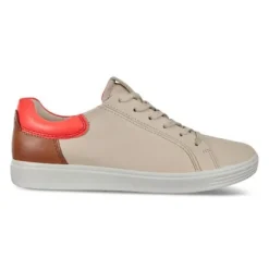 ECCO Soft 7 Women's Sneaker - Coral & Vanilla