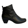 Everly Monica Soft Black Leather Women's Boot