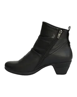 Everly Monica Soft Black Leather Women's Boot