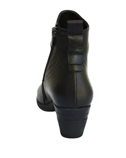 Everly Monica Soft Black Leather Women's Boot