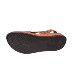 Everly Nancy 02 Coral Leather Sandal