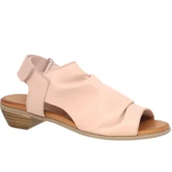 Everly Vera 01 Nude Women's Back Strap Leather Sandal