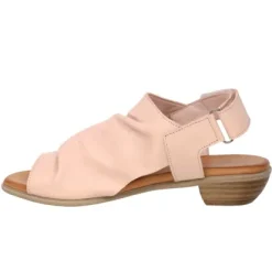 Everly Vera 01 Nude Women's Back Strap Leather Sandal