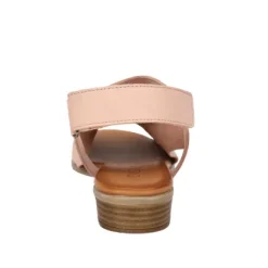 Everly Vera 01 Nude Women's Back Strap Leather Sandal