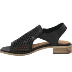 Everly Women's Tessa 01 Black Casual Back Strap Sandals