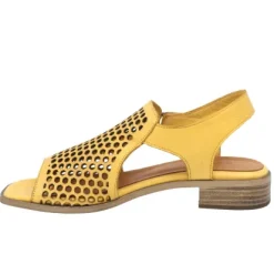 Everly Women's Tessa 01 Mustard Casual Back Strap Sandal
