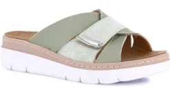 Grunland Moll Mint Women's Slide Sandal