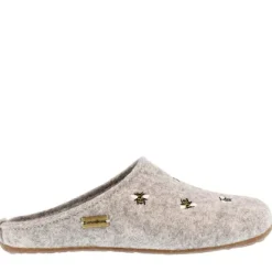 Haflinger API Bees Cozy Wool Women's Slippers