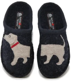 Haflinger Doggy Women's Wool Mule Slipper