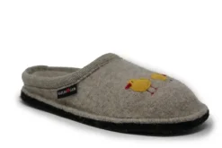 Haflinger Gallina Cozy Wool Open Back Slipper