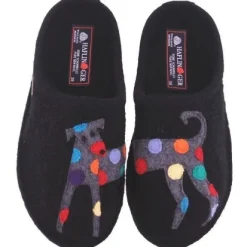 Haflinger Jack Dog Wool mule slipper