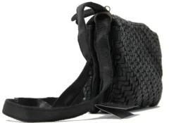 JANE - Black Weave Crossbody