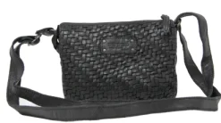 JANE - Black Weave Crossbody