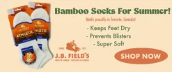 JB Fields Bamboo Featherweight Ankle 3-Pack (Large)
