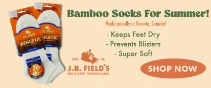 JB Fields Bamboo Featherweight Ankle 3-Pack (Large)