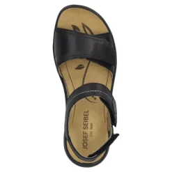 Josef Seibel Ibiza 86 Black – Women's Comfort Sandal