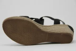 Ladies Rieker 624B4-00 Decorative Wedge Sandal