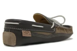 Leather and Suede Moccasin