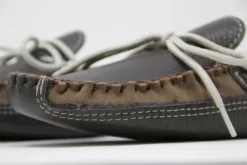 Leather and Suede Moccasin