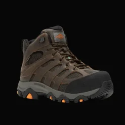 Merrell Men's Moab Vertex 2 Mid WP Carbon Fiber CSA Work Safety Boot