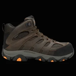Merrell Men's Moab Vertex 2 Mid WP Carbon Fiber CSA Work Safety Boot