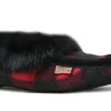 Moccasin Plaid Fur