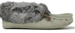 Moccasins Beaded Fur Collar