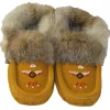 Moccasins Beaded Fur Collar